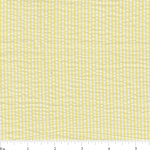Yellow Stripe Seersucker Bolt