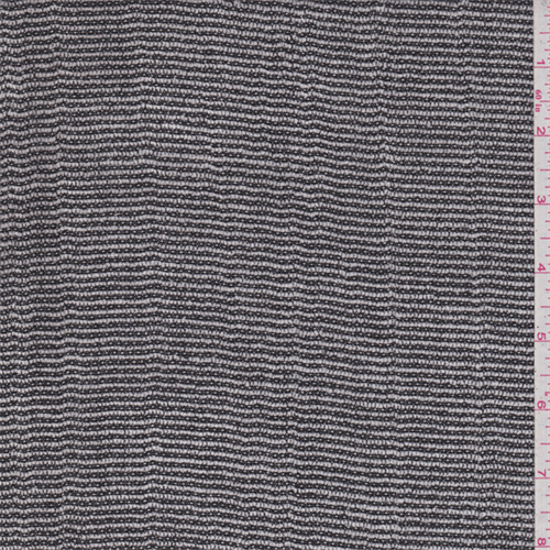 Black/White Boucle Suiting