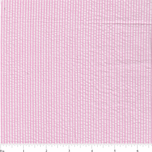 Pink Stripe Seersucker