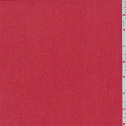 Bright Red Chiffon