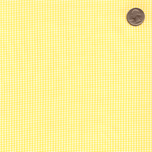 Yellow 1/16 Inch Gingham GC1602