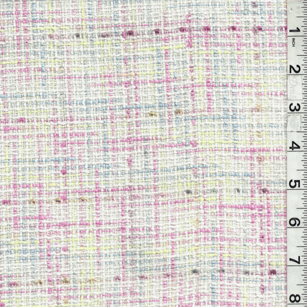 Ivory/Blue Multi Tweed Suiting JJJ377