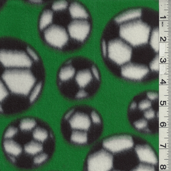 Green Soccer Fleece Bolt MFP300-03