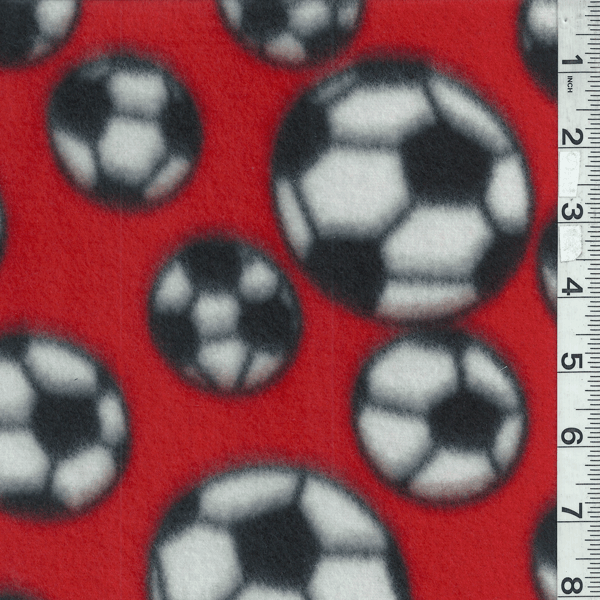 Orange Soccer Fleece Bolt MFP300-04