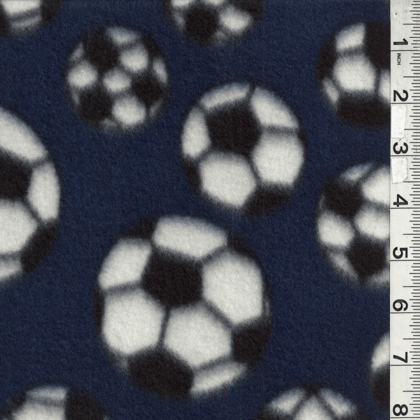 Navy Soccer Fleece Bolt MFP300-08