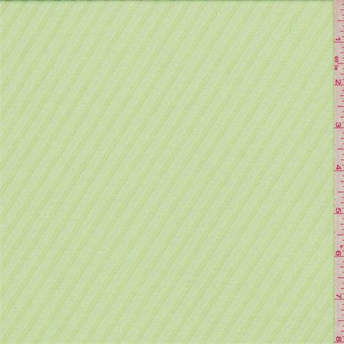 Lime Green Burnout Stripe Shirting