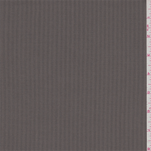 Dark Taupe Stripe Suiting