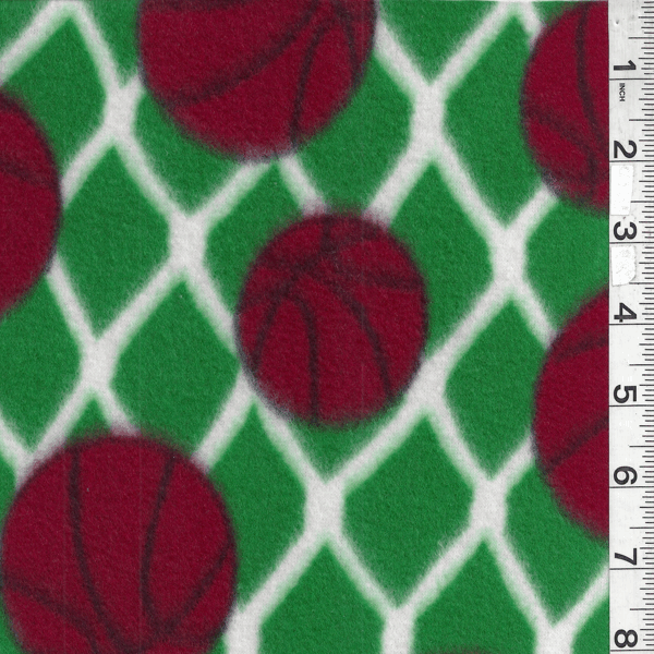 Green Basketball Fleece Bolt MFP303-30