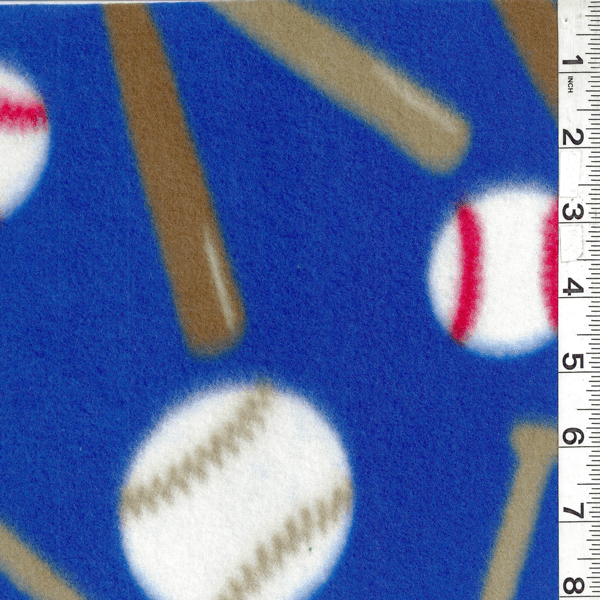 Blue Baseball Fleece Bolt MFP306-10