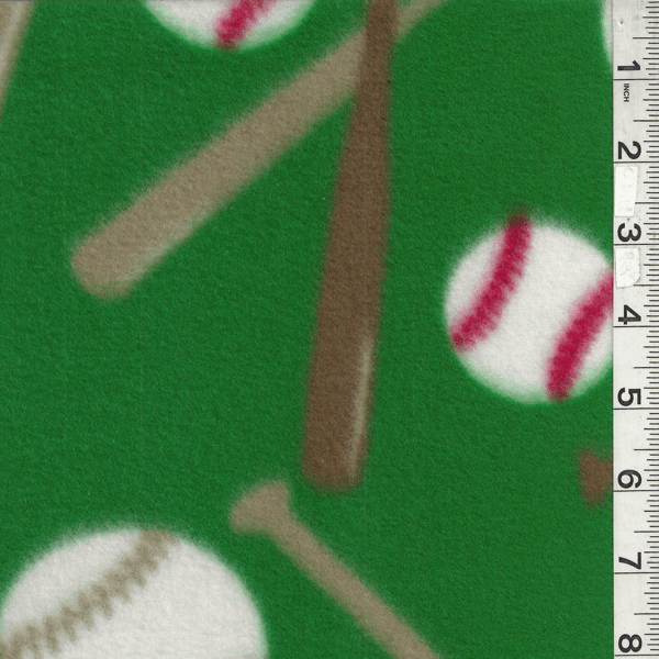 Green Baseball Fleece Bolt MFP306-30