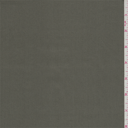 Olive Green Stretch Sateen