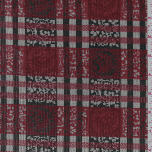 Red/Green Plaid Corduroy