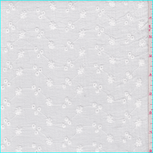 White Eyelet Gauze 36095 Fashion Fabrics