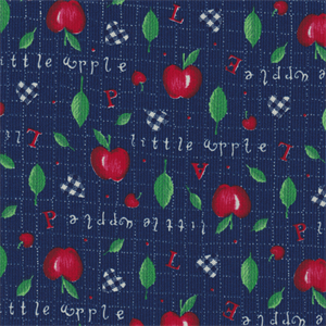 Blue Apple Print 49