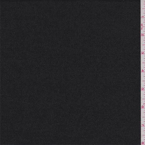 Black Shimmer Jersey Knit - 35762 | Fashion Fabrics