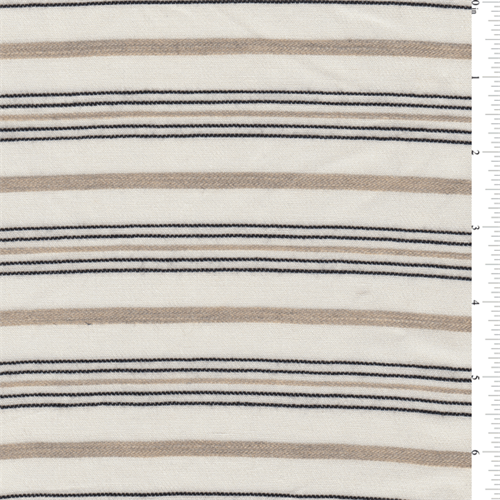 Ivory Stripe Rayon