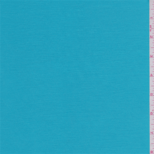 Aqua Blue Stretch Satin