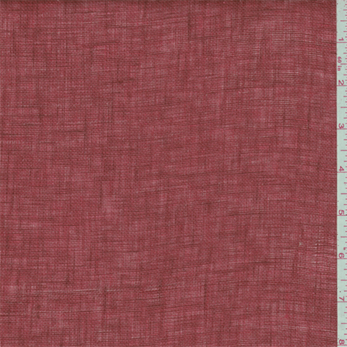 Brick Red Linen