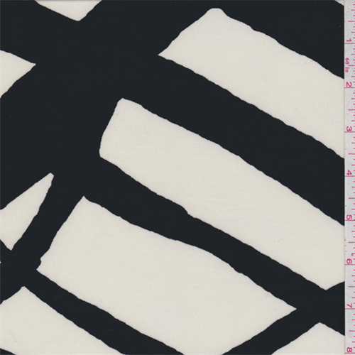 ITY Cream/Black Jersey Knit