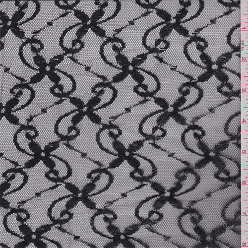 Black Scroll Lace