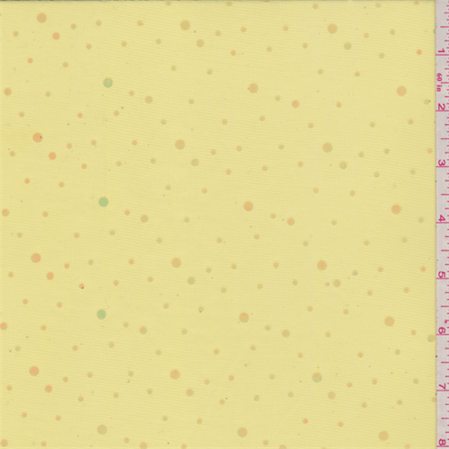 Butter Yellow Dot Mesh