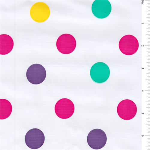 Purple Dot Oilcloth