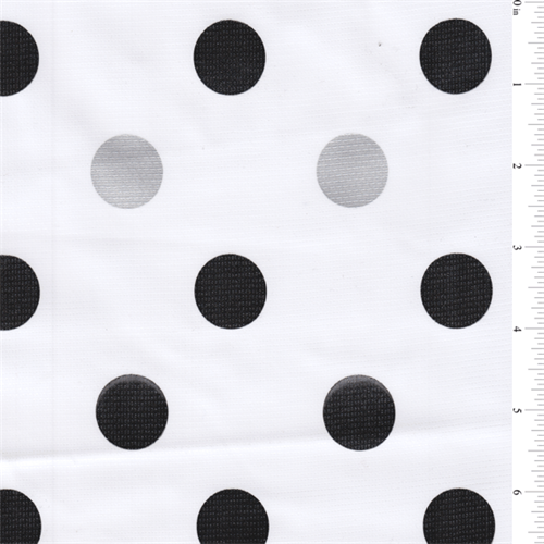 Black Dot Oilcloth Roll