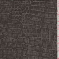 Dark Brown Alligator Moleskin