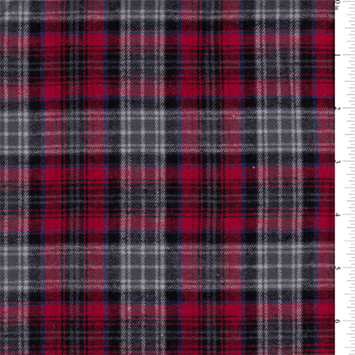 Red Multi Plaid Flannel Bolt