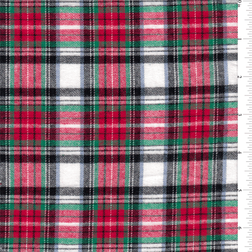 White Multi Plaid Flannel Bolt