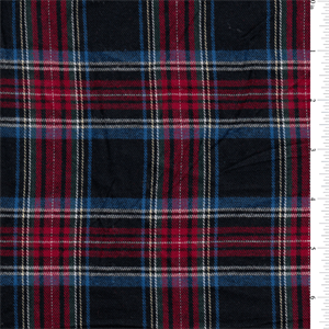 Black/Red Multi Plaid Flannel Bolt 