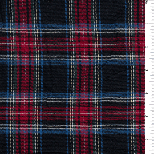 Black/Red Multi Plaid Flannel Bolt