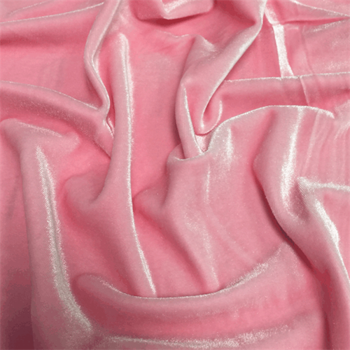 Carnation Stretch Velvet