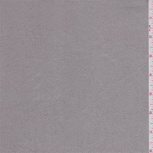 Metallic Platinum Pleather