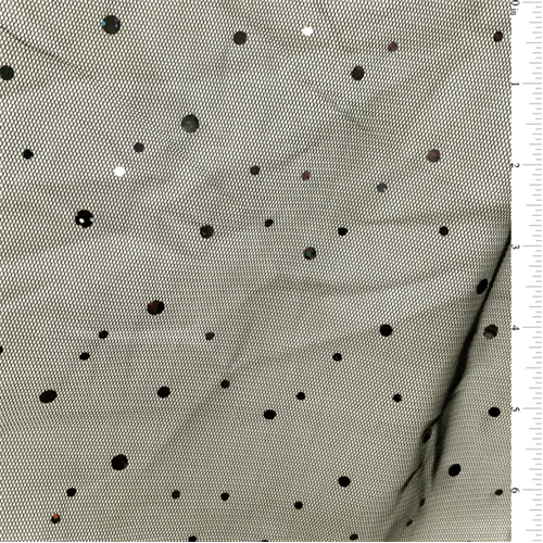 Black/Black Dot Mesh 40692X
