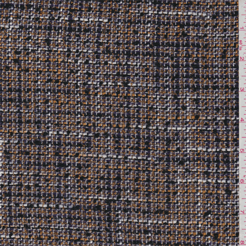 Orange/Amethyst Boucle Suiting