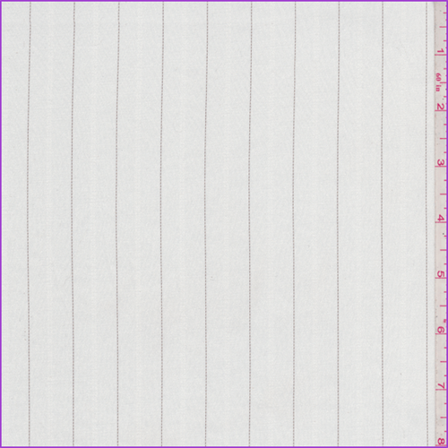 Ivory Stripe Satin Suiting
