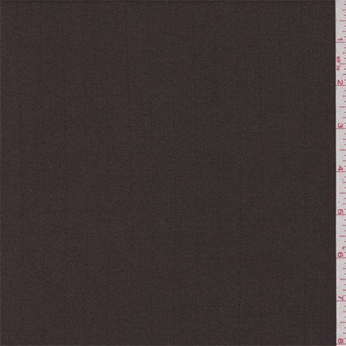 Deep Brown Stripe Suiting