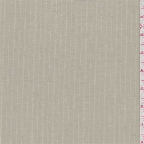 Beige Stripe Suiting