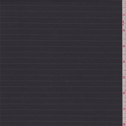 Pewter Grey Stripe Suiting