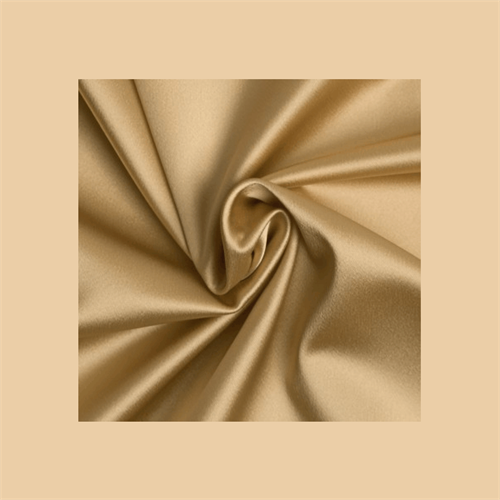 Golden Tan Stretch Satin