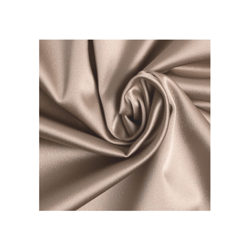 Dark Beige Stretch Satin