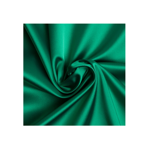 Green Stretch Satin