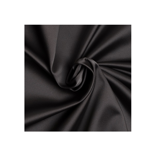 Black Stretch Satin