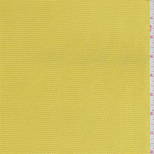 Bright Yellow Hammered Satin Charmeuse