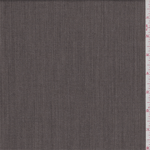 Taupe Brown Wool Suiting