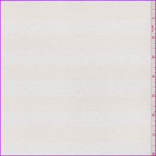White/Yellow Stripe Jersey Knit