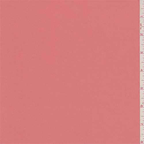 Melon Orange Stretch Poplin