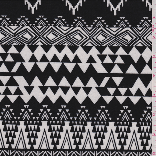 aztec print knit fabric