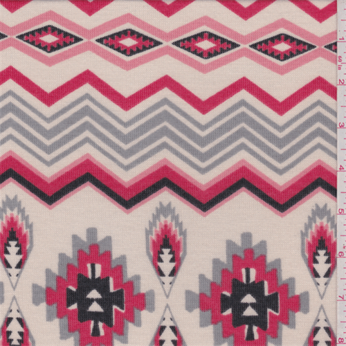 Ecru Multi Hatchi Sweater Knit